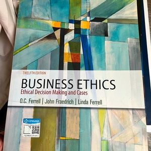 Business Ethics book